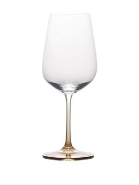 SET OF 4 Mikasa Gianna Ombre Amber 15.25 oz. Wine Glass Like New